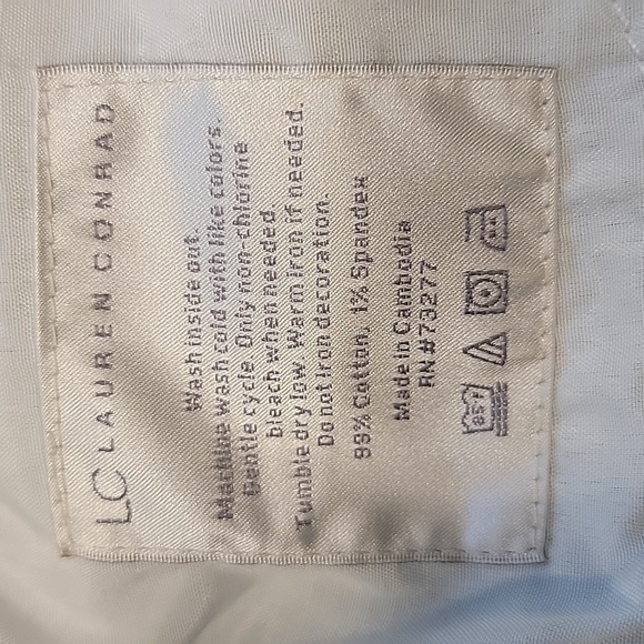 LC Lauren Conrad, Size 2 Minty-Sage Green Corduroy Pants, Used Condition - Picture 9 of 13